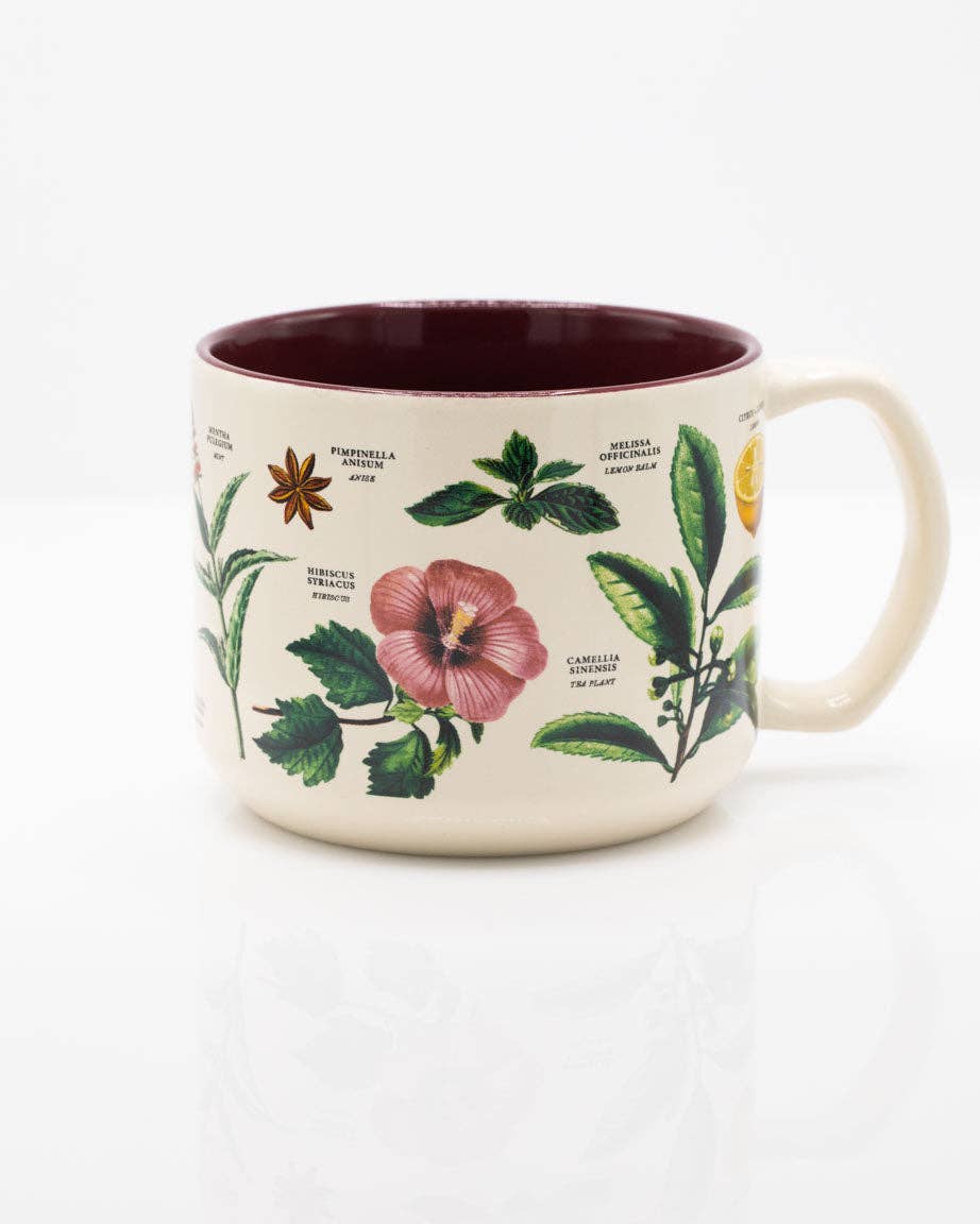 The Botany of Tea Ceramic Mug