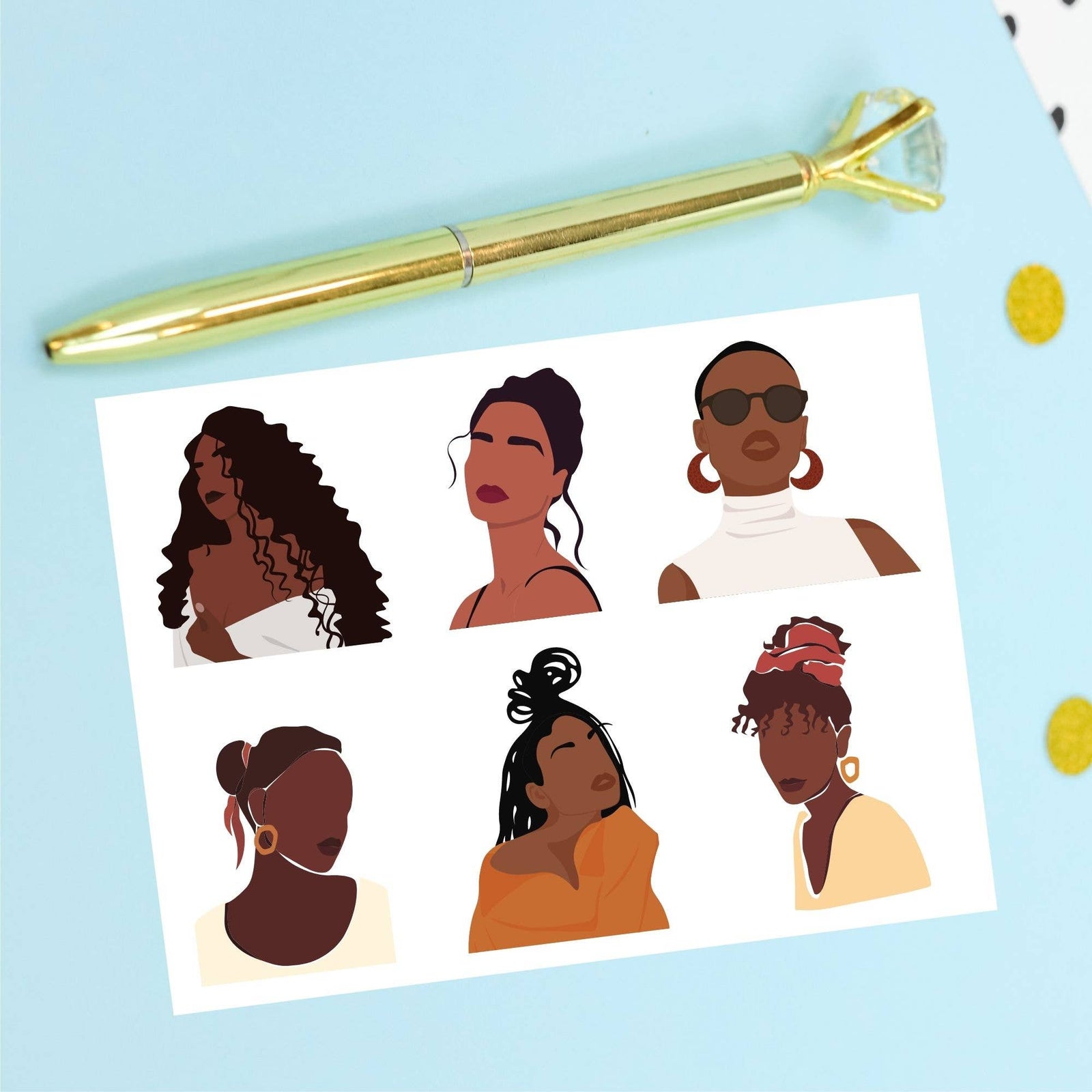 Melanin Women inspirational cards