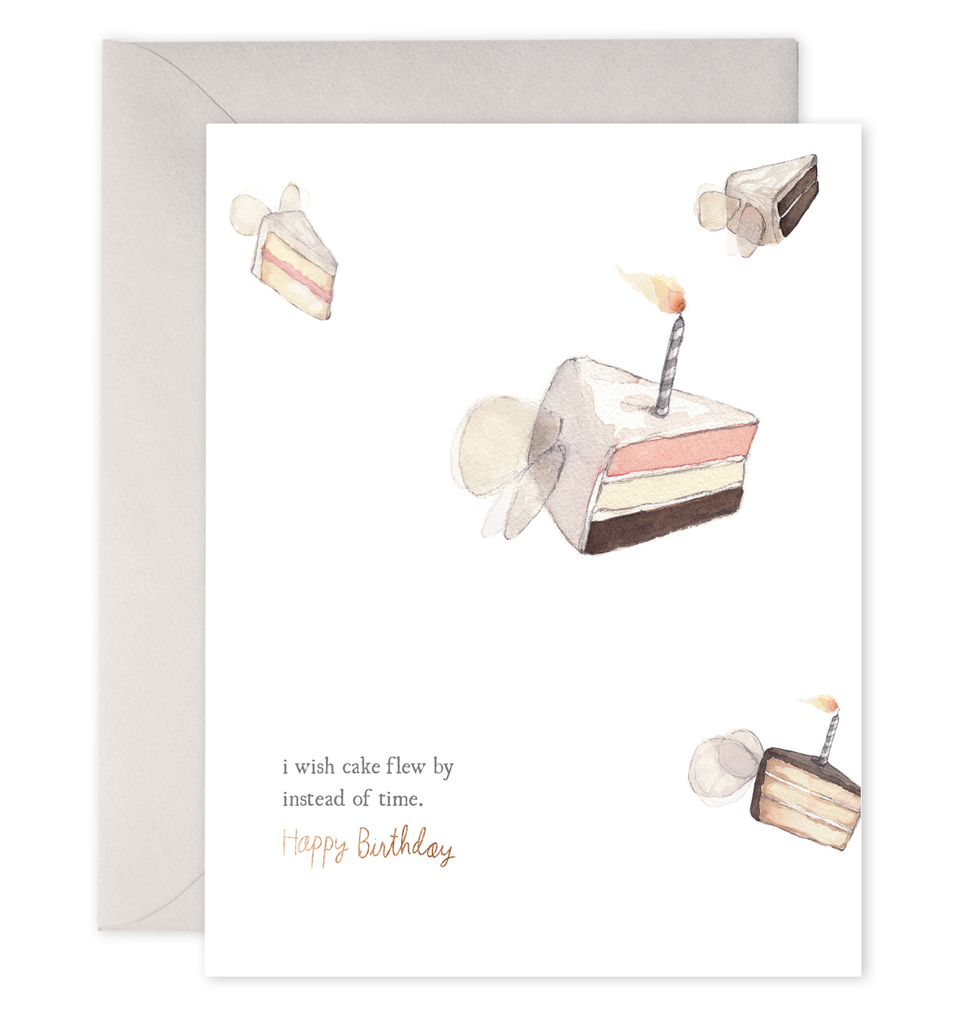 Flying Cake | Clever Birthday Card