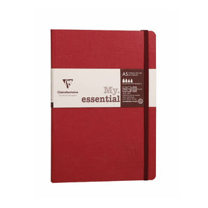 Clairefontaine My Essential Paginated Journal (A5): Lined / Red