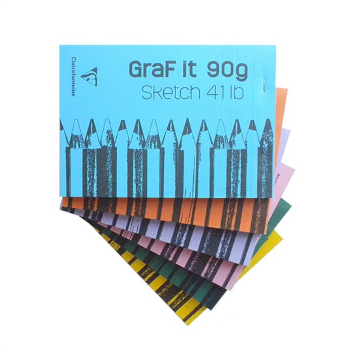 A5 Blank Graf-it Sketchpad Softcover, CLAIREFONTAINE