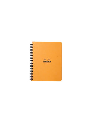 A5 Lined Spiral Meeting Book Softcover, RHODIA in Orange