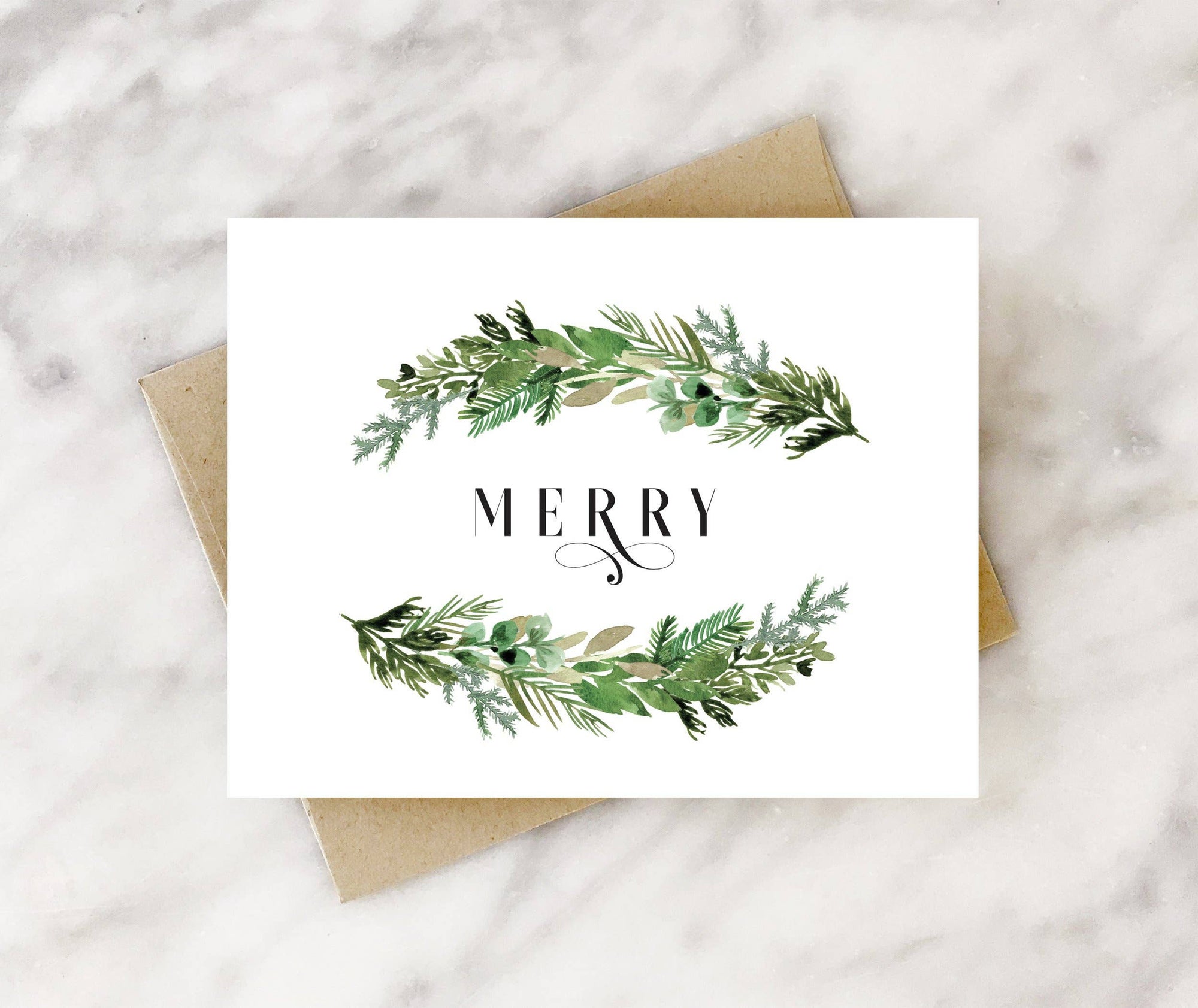 Merry Greens Holiday Card