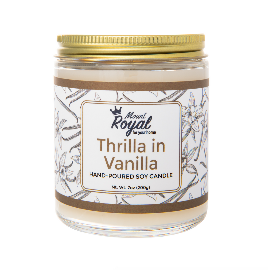 "Thrilla in Vanilla" Candle