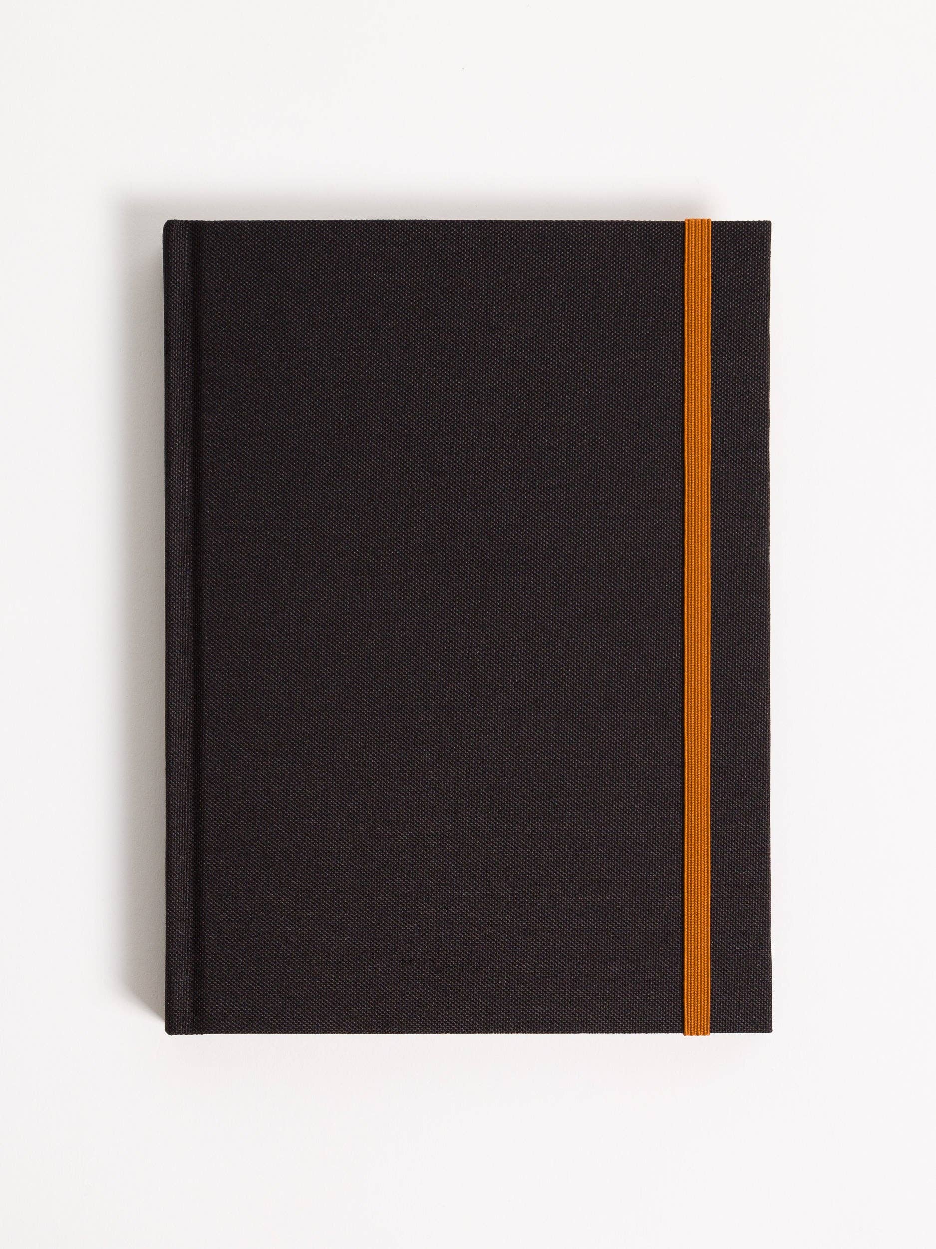 Abstract Terracotta Hardcover Sectional Journal