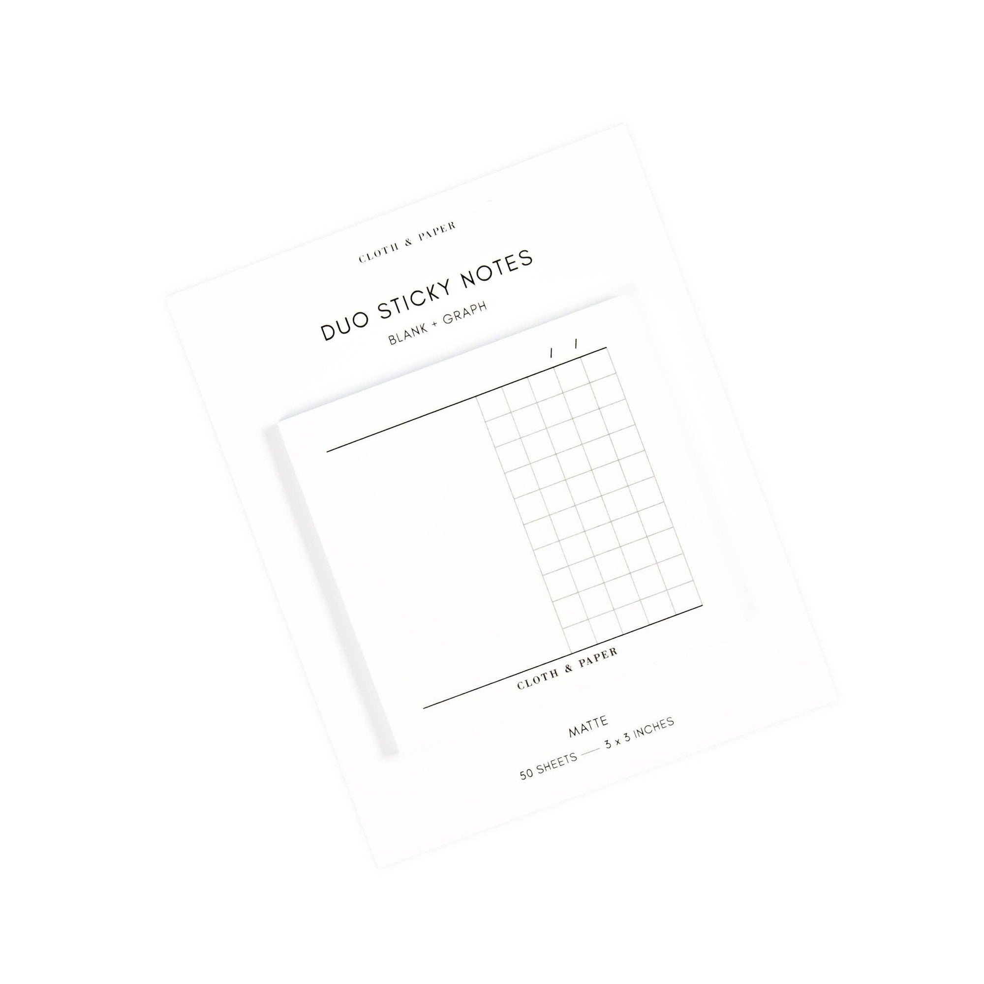 Duo Sticky Notes | Blank + Graph