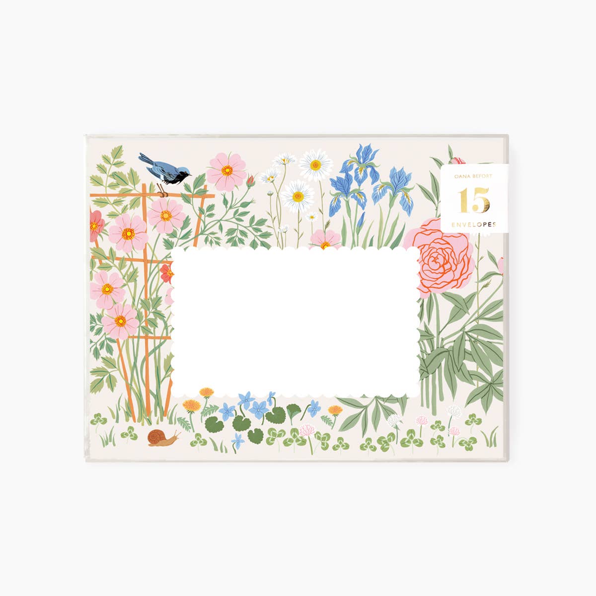 GARDEN | Boxed set of 15 envelopes