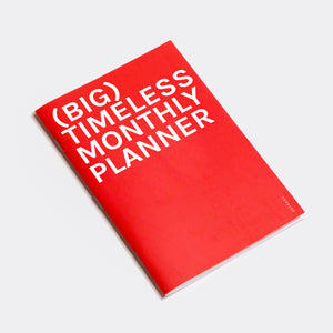 Large Undated Monthly Planner, Octagon Design