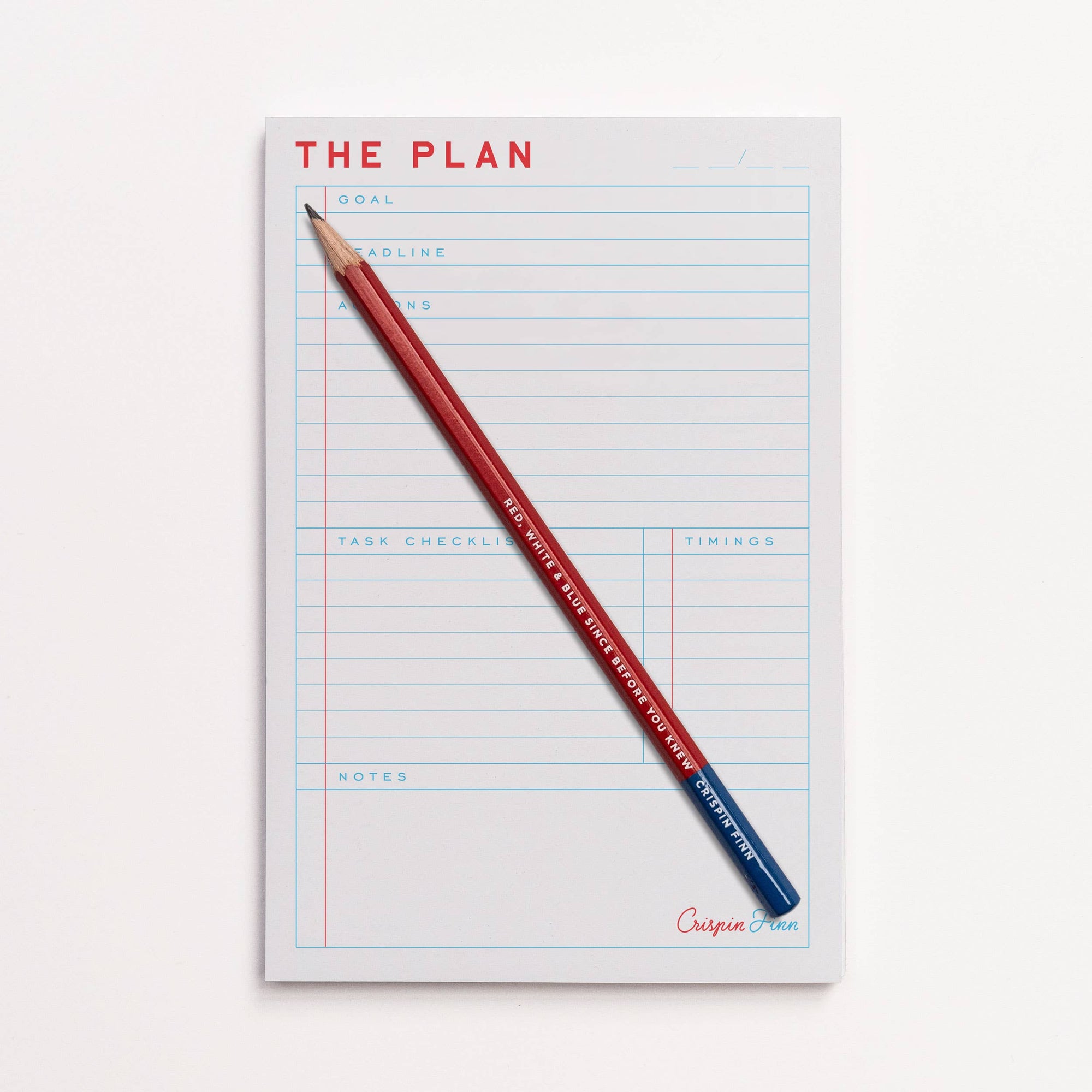 The Plan Note Pad by Crispin Flinn
