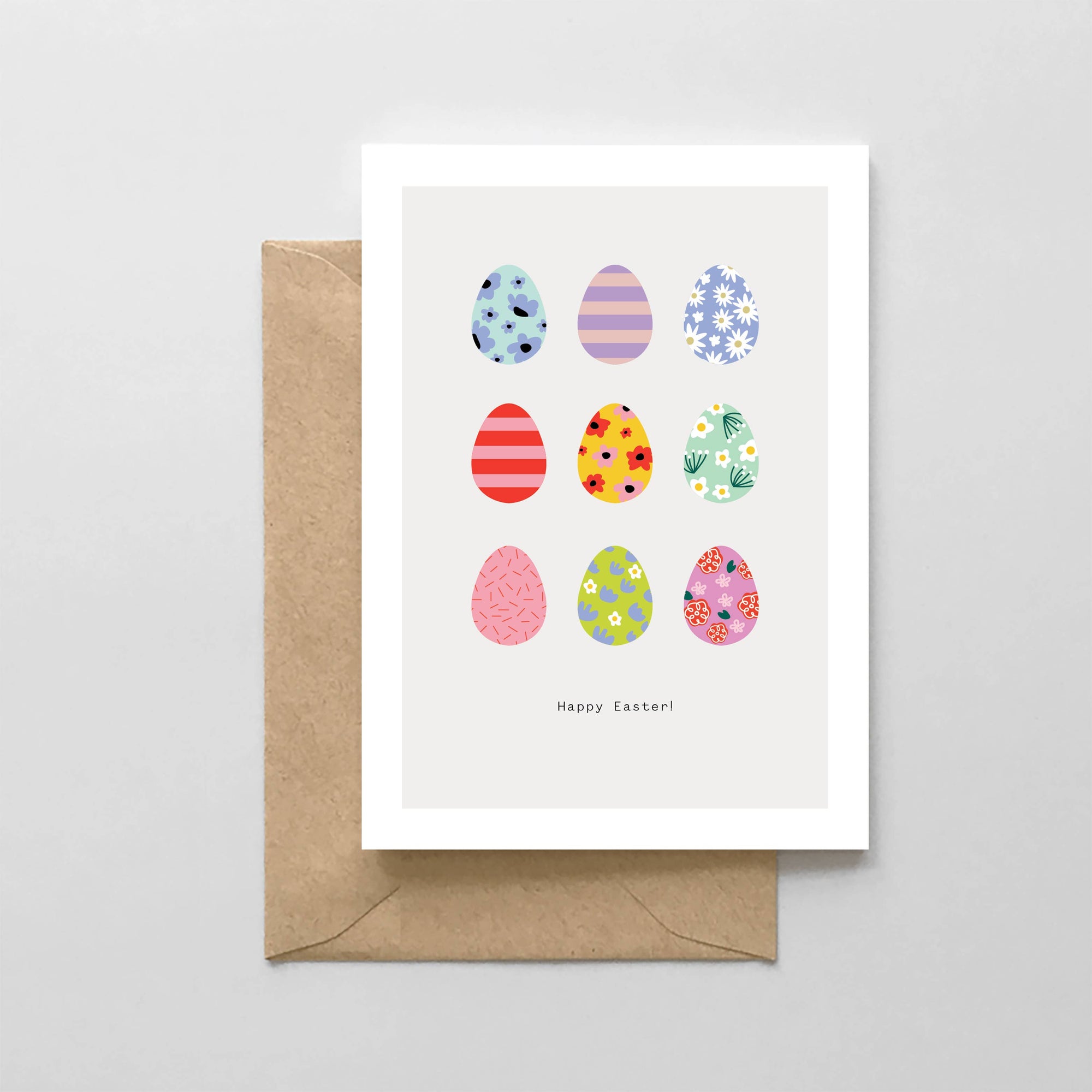 Graphic Easter Eggs - Fun Easter Card