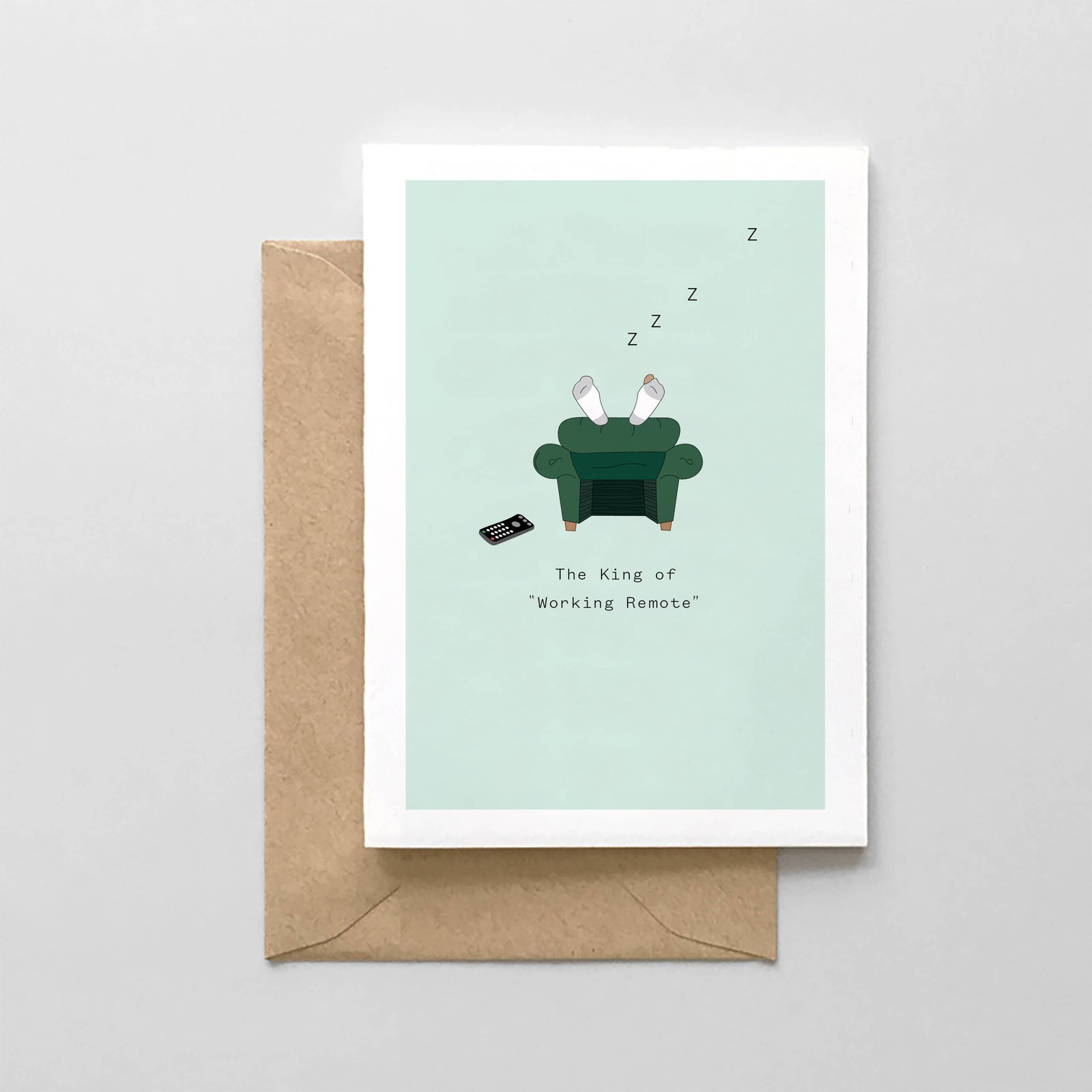 The King of Working Remote - Father's Day Card