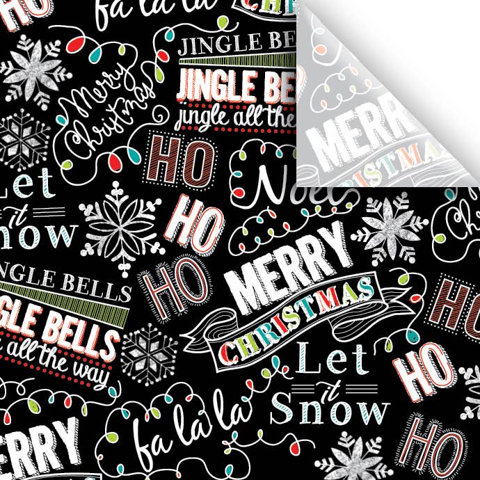 Christmas Chalk Tissue - Printed