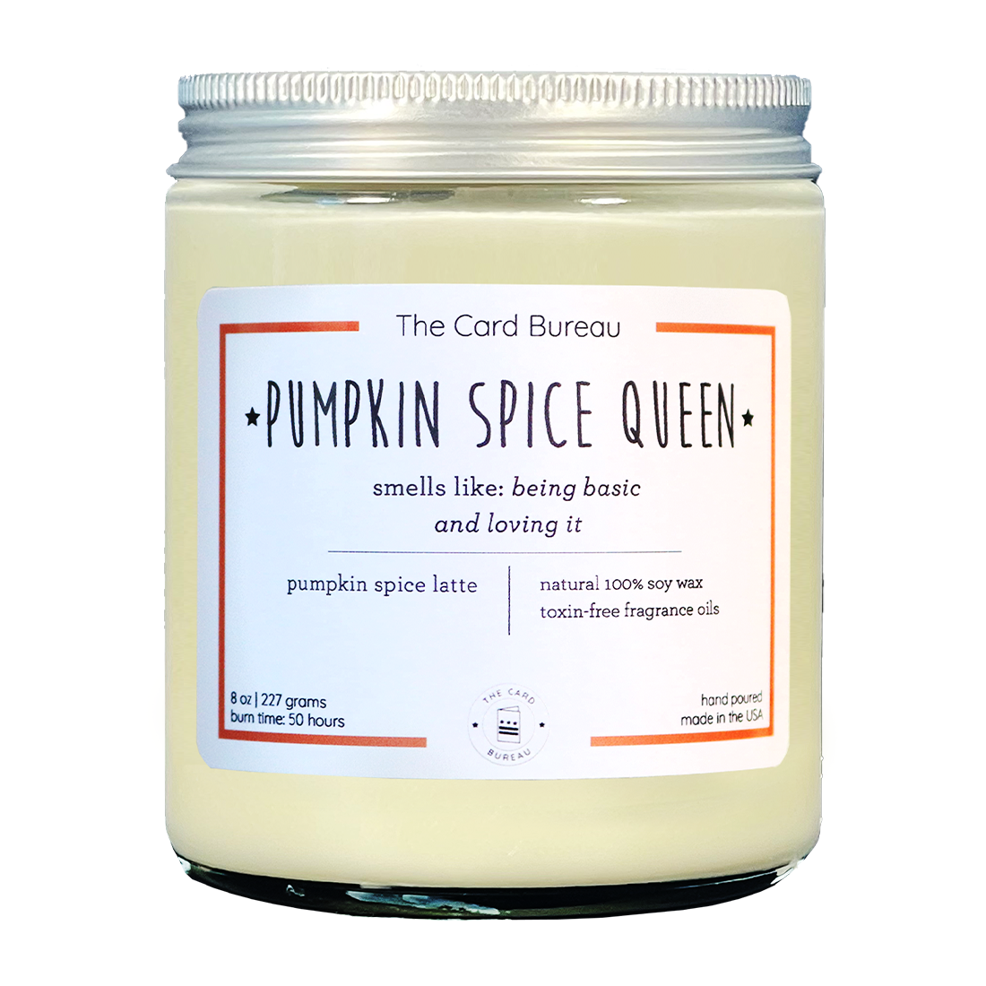 8 oz Pumpkin Spice Queen Candle