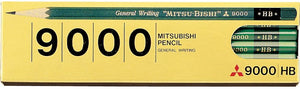 Uni Mitsubishi 9000 Pencil - HB(Box Set)