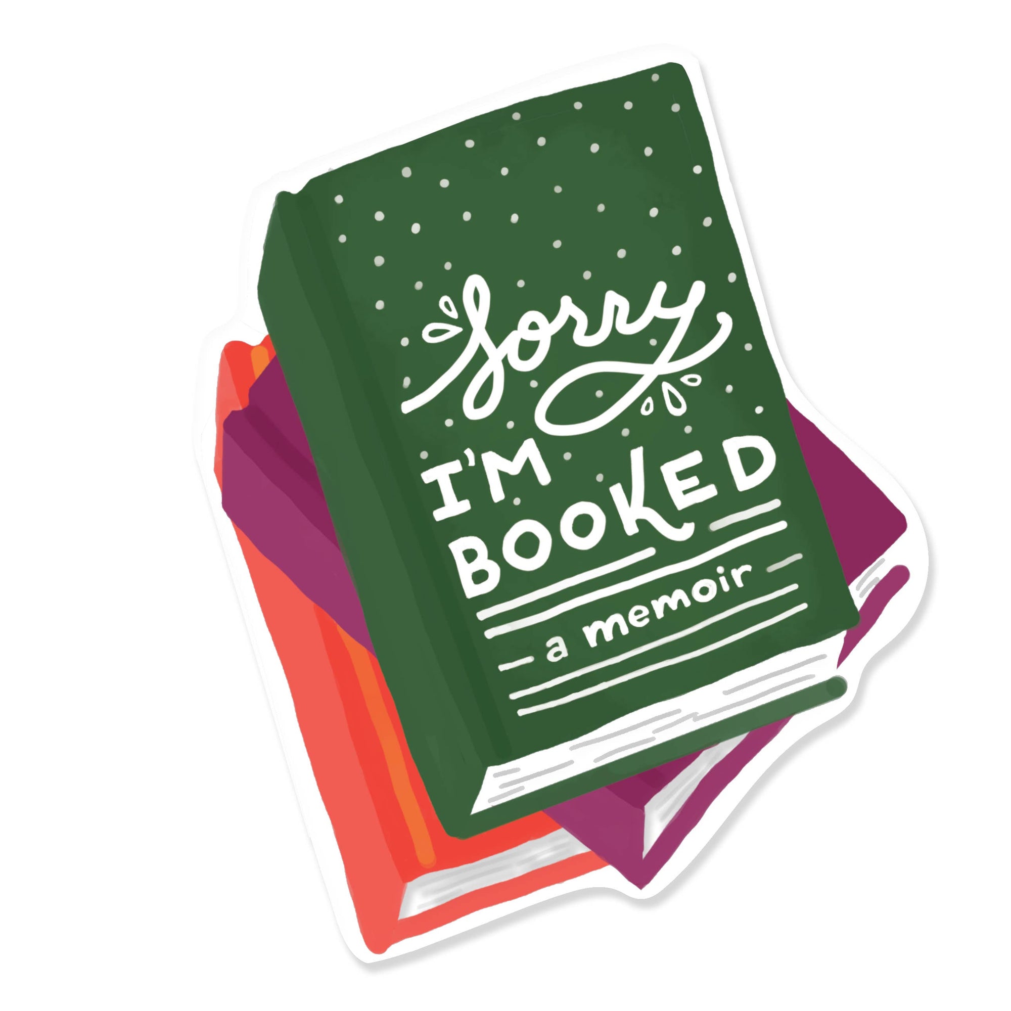 Booked Sticker