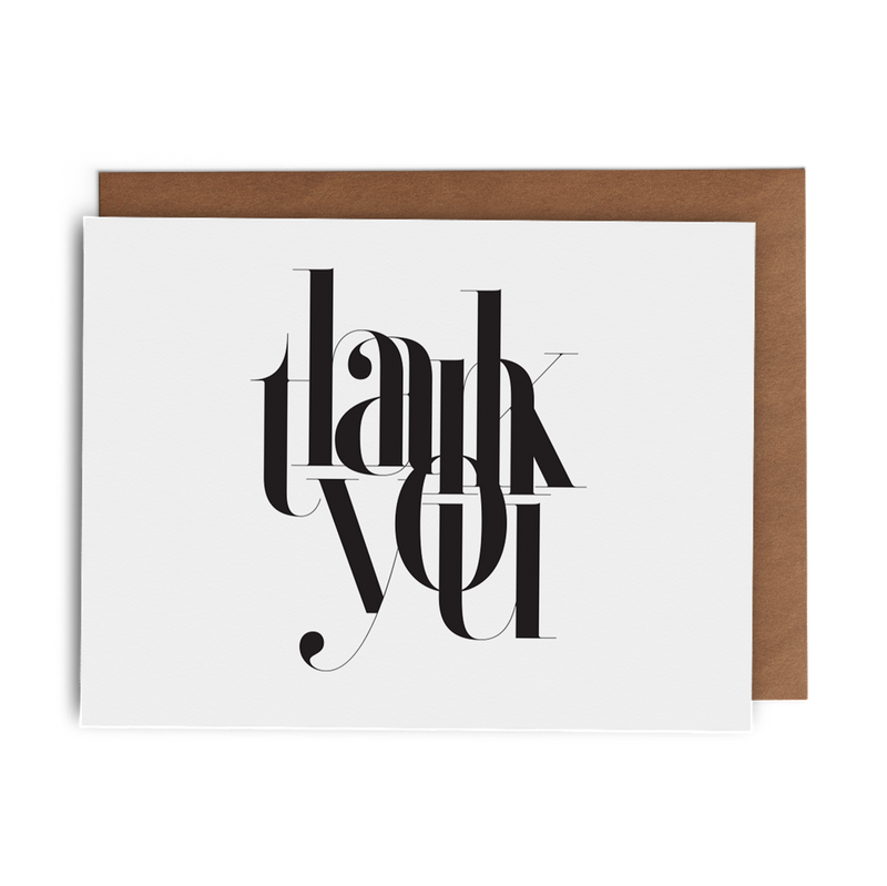 Thank You Note Box Set (Set of 6) Paper Herald