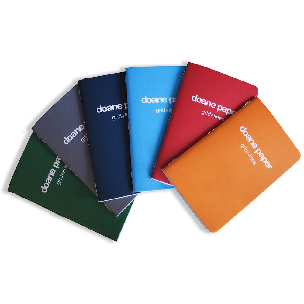 Lined Utility Small Color (6 Pack) Notebook Softcover, DOANE PAPER