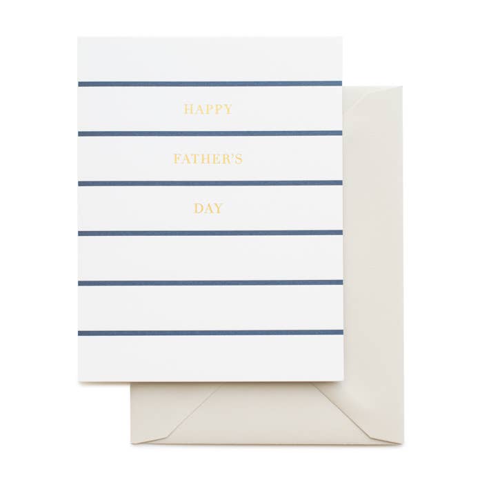 Father's Day Stripe Card