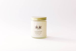 Lavender Vanilla Signature Soy Wax Candle Jar