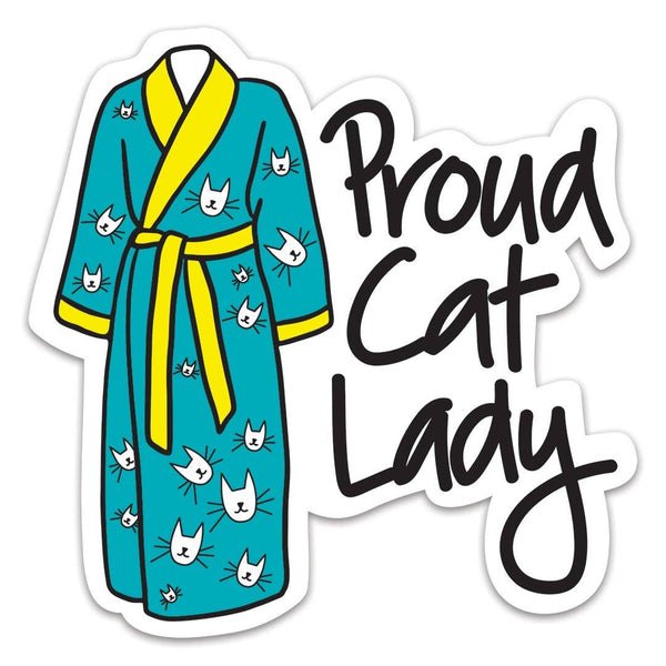 Proud Cat lady Sticker, Matte Vinyl Sticker - Paper Herald