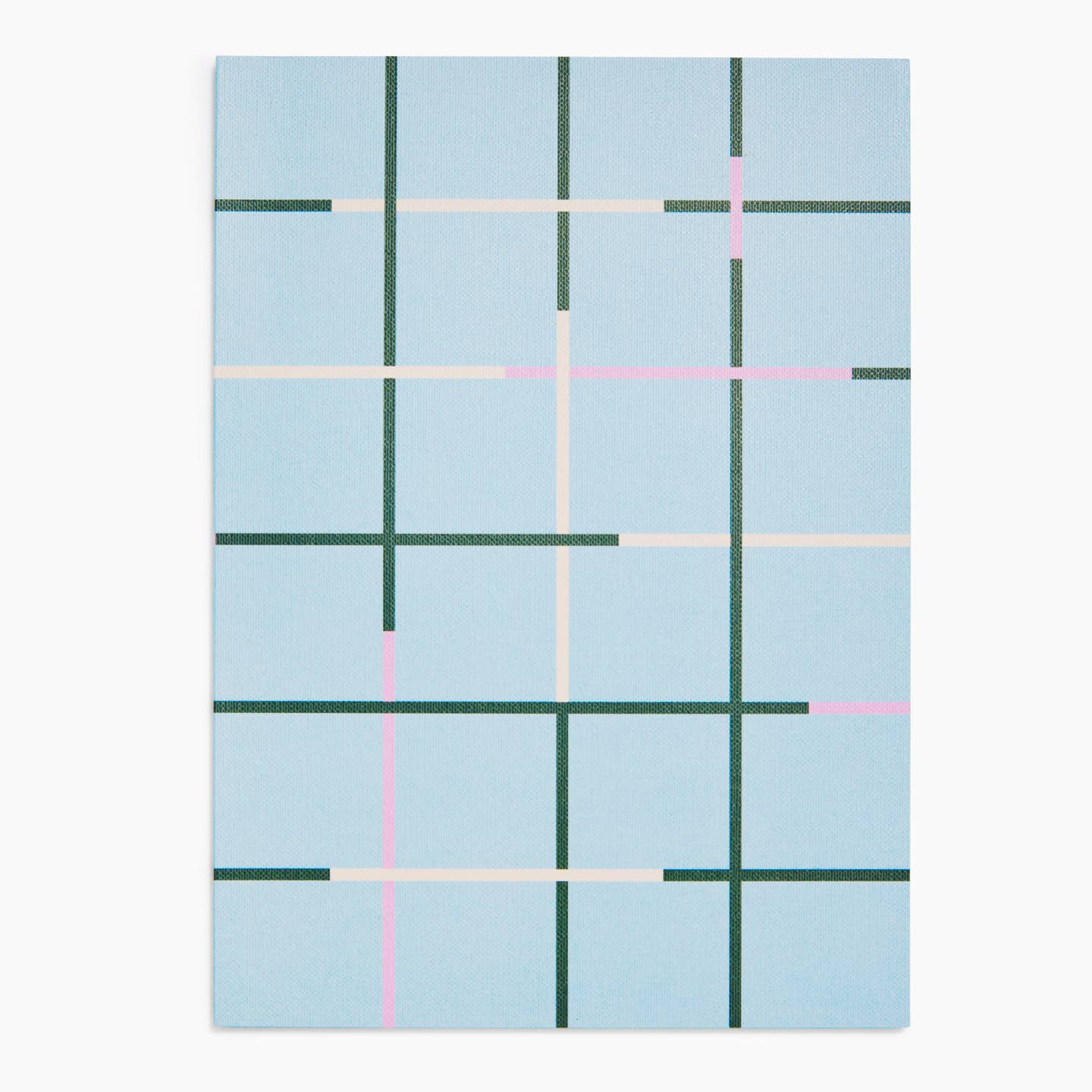 Object Notebook in Light Blue Grid