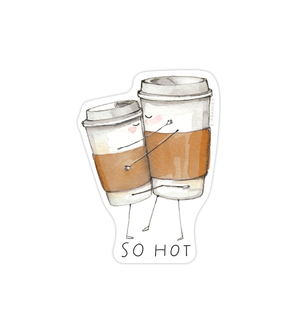 So Hot Coffee Sticker