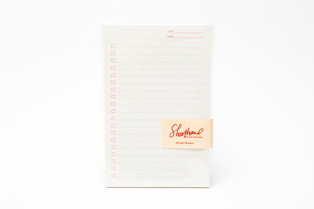 Checklist Notepad, SHORTHAND PRESS
