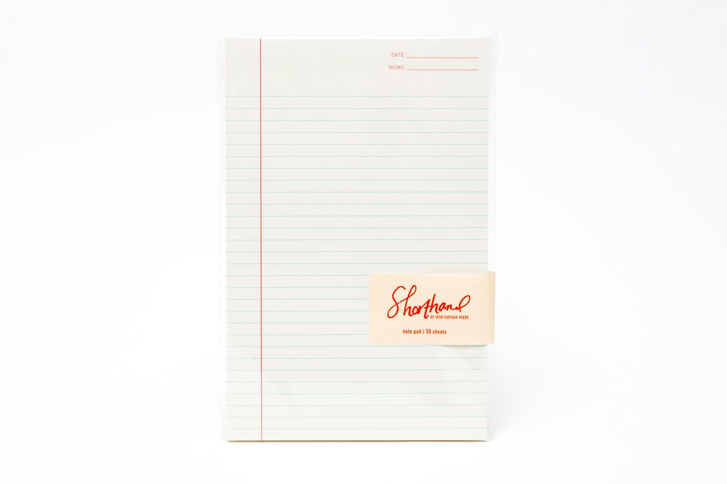 Lined Notepad, SHORTHAND PRESS