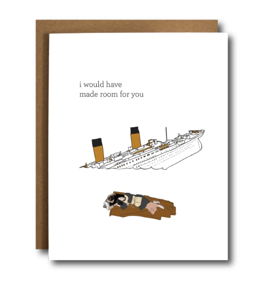 Stronger than Titanic Love Funny Valentines Card