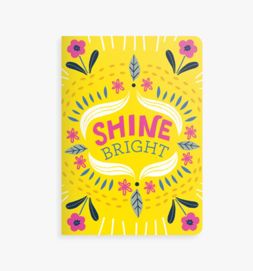 A6 Lined Shine Bright Notebook Softcover, OOLY