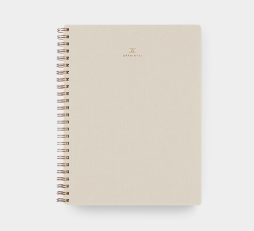 Lined Workbook Softcover, APPOINTED