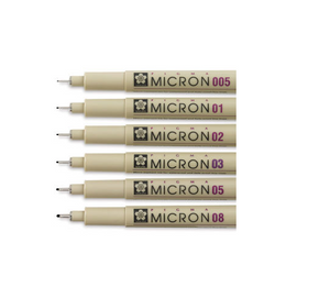 Micron 01 size/0.25mm nib - Black - Paper Herald