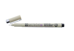Micron 03 size/.35mm nib - Blue
