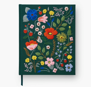 Blank Embroidered Fabric Sketchbook Hardcover, RIFLE PAPER CO.