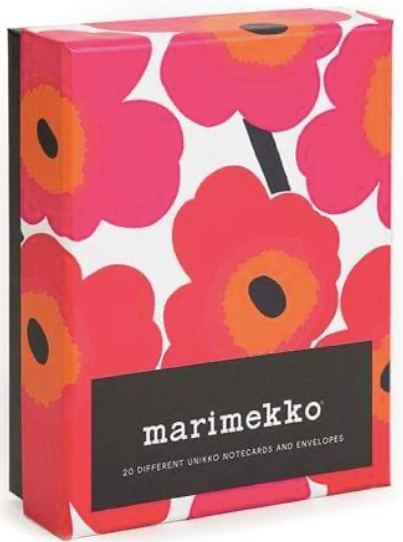 Marimekko Notes 20 Different Unikko Notecards and Envelopes