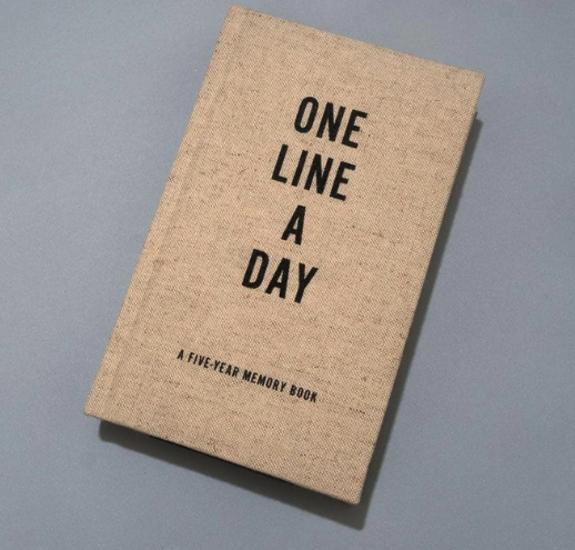 One Line A Day Journal in Rainbow