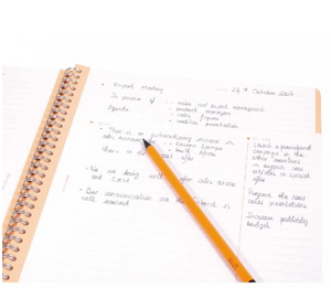 Lined Spiral Meeting Book Softcover, RHODIA