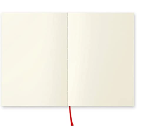 B6 Blank Slim MD Notebook Softcover, MIDORI