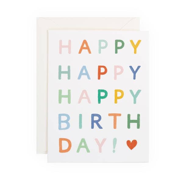 Colorful Happy Birthday
