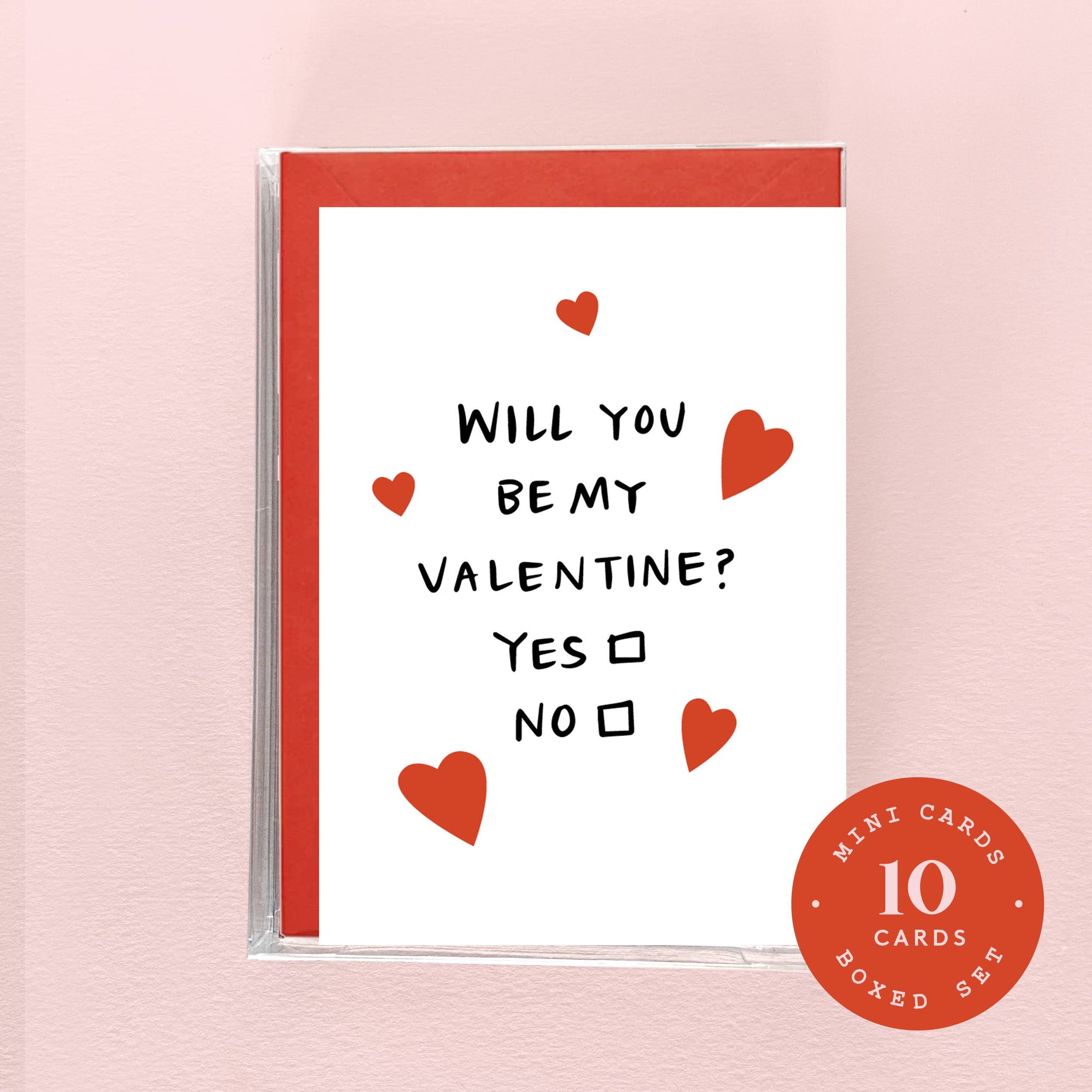 Mini Boxed Set - Will You Be My Valentine? -  10 Cards