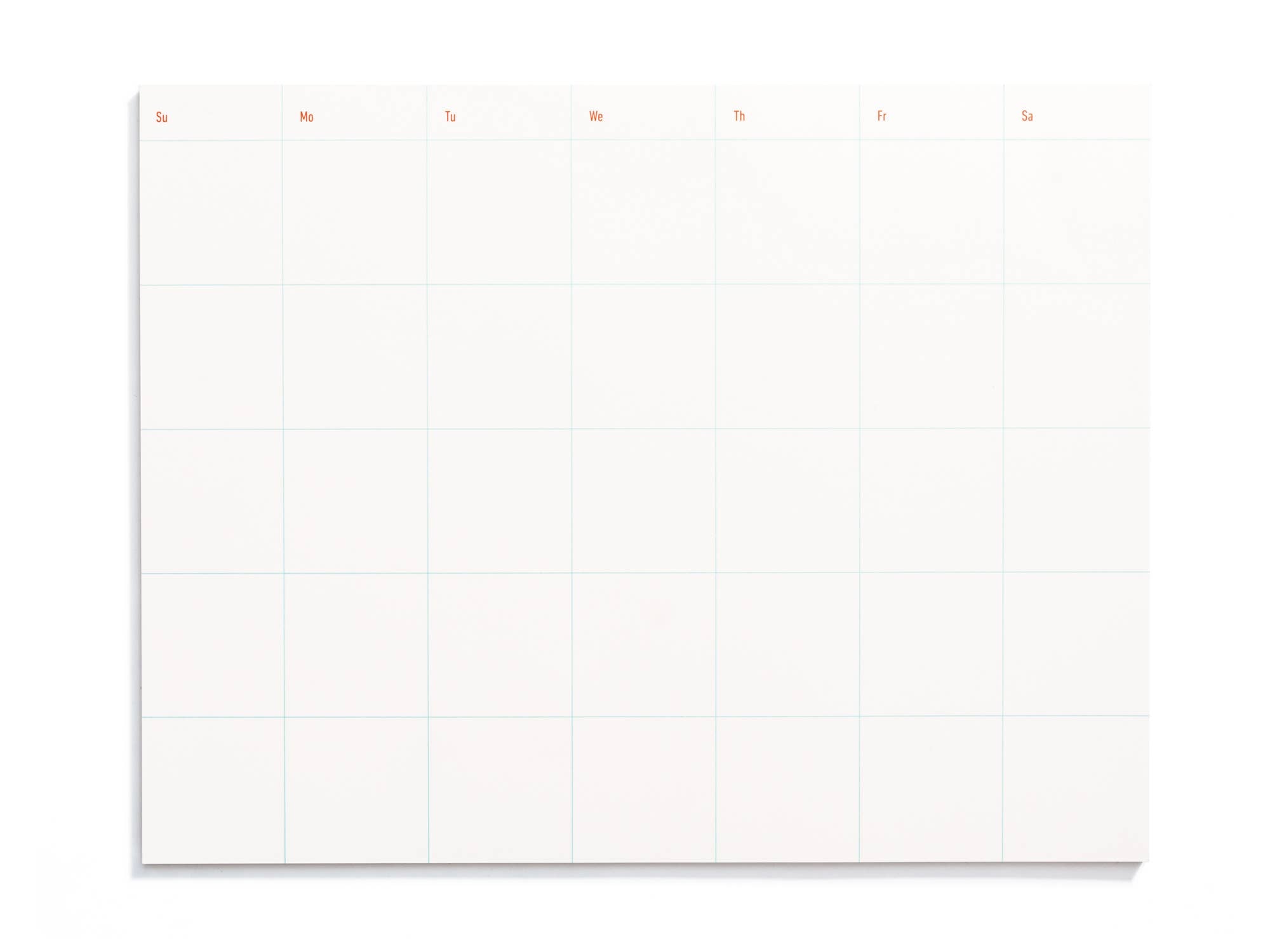 Calendar Notepad Shorthand Press