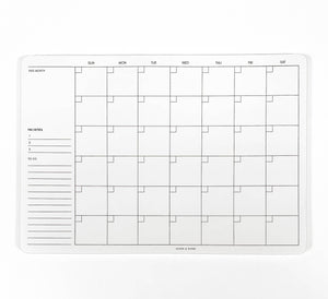Undated Monthly Desk Pad by Paper & Cloth