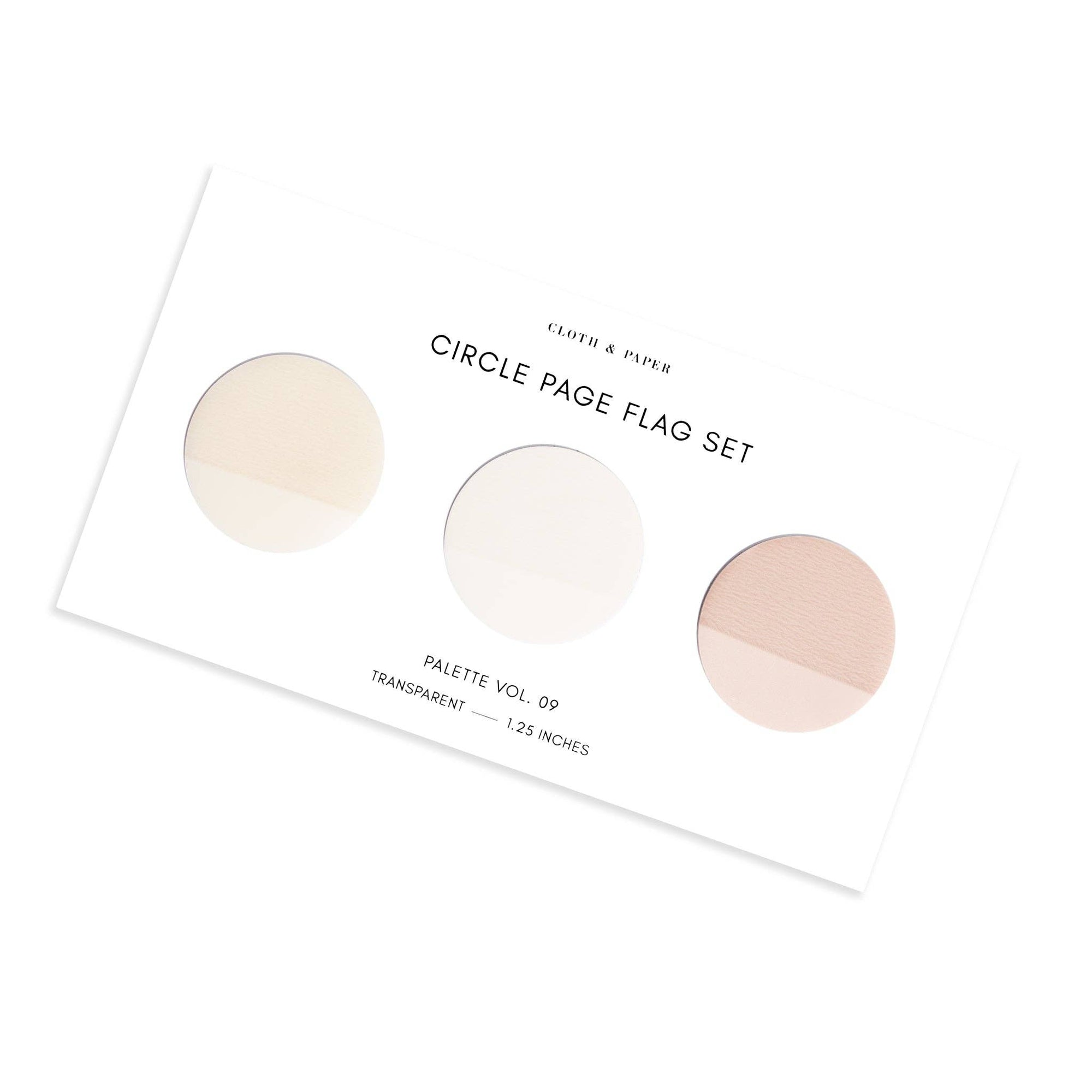 Circle Page Flag Trio