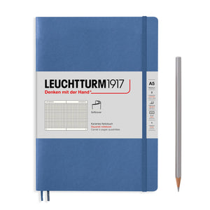 A5 Squared Notebook Softcover, Leuchtturm1917