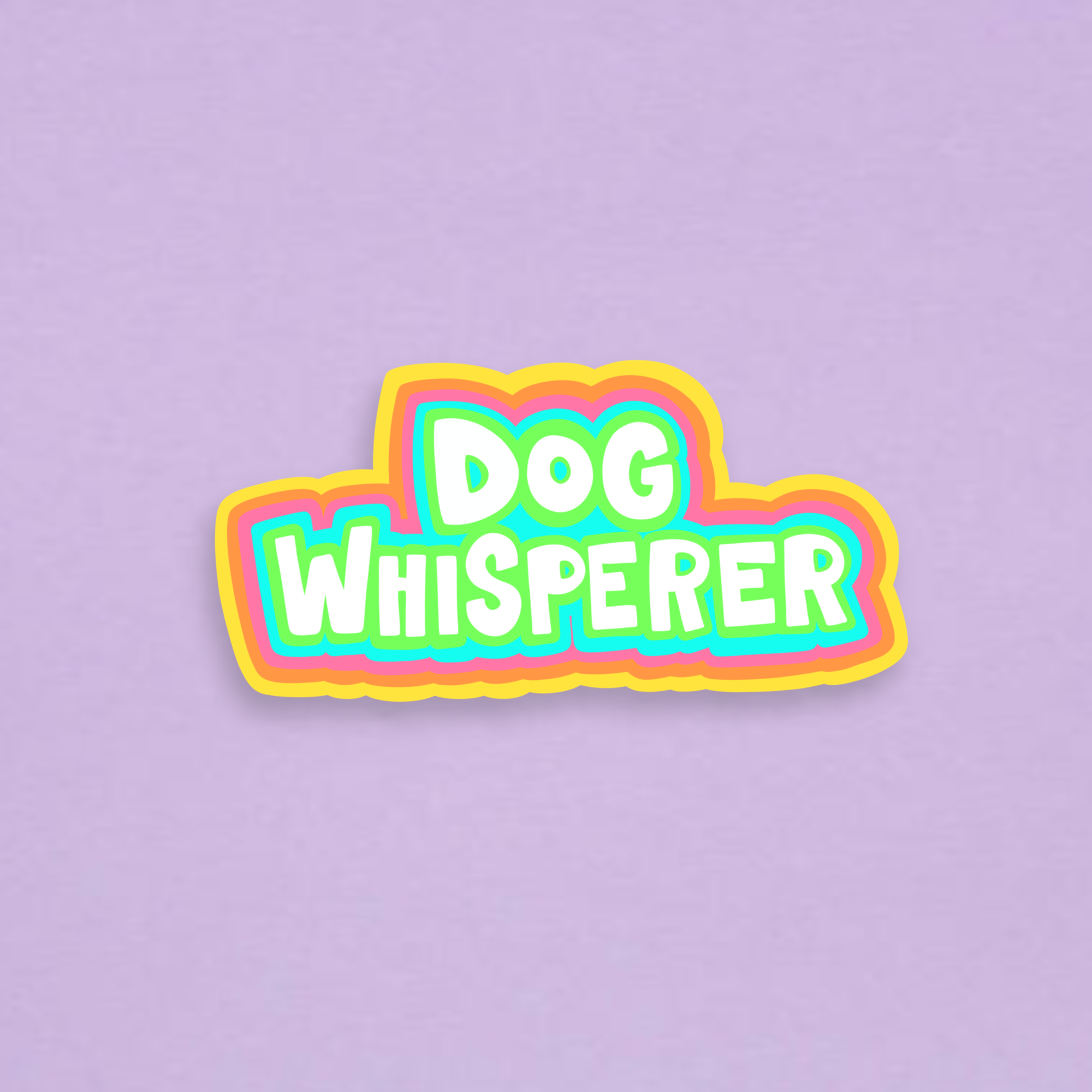 Dog Whisperer Vinyl Sticker