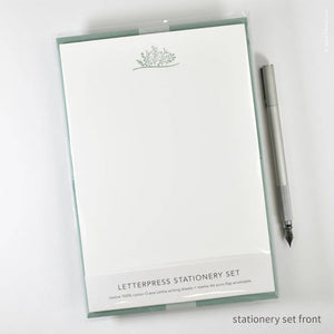 Stationery Set with Green Sprouting Plants (#472)