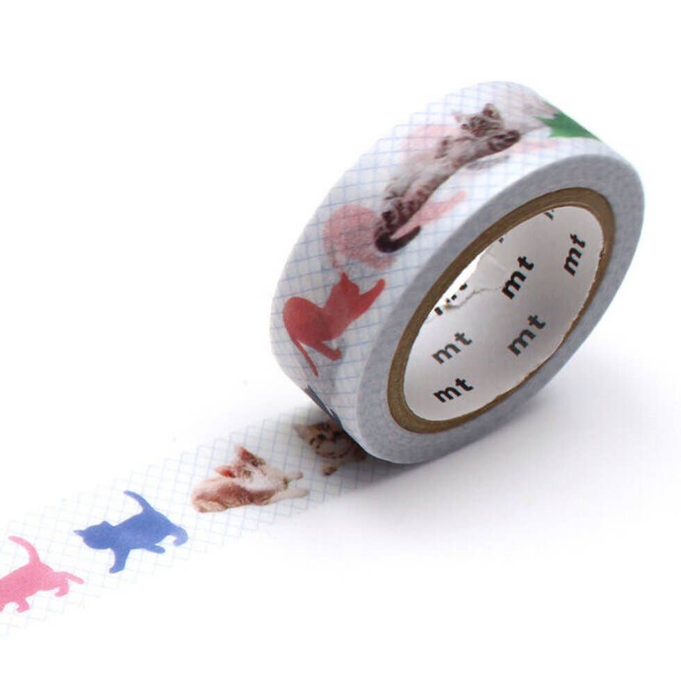 MT Washi Tape - 15mm kitten