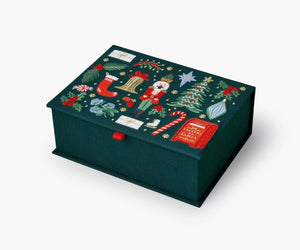 Large Embroidered Keepsake Box