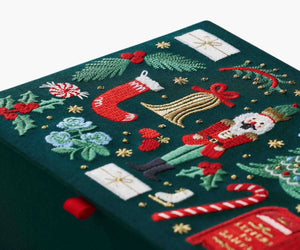 Large Embroidered Keepsake Box