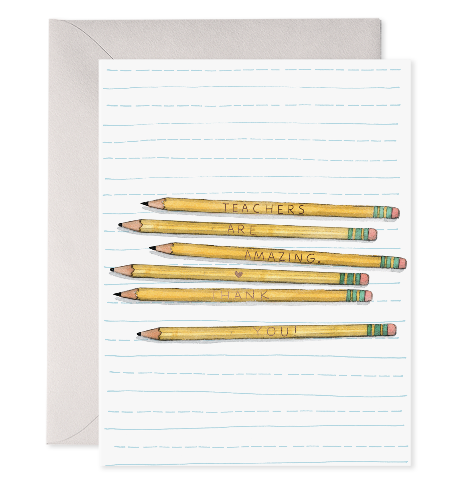 Teacher Pencils Card